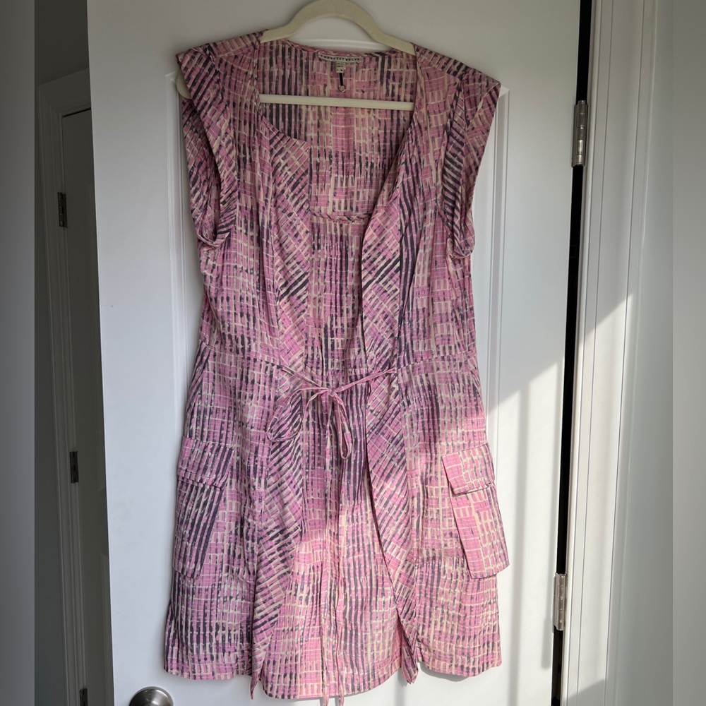 Twenty8Twelve Pink and Gray Patterned Dress